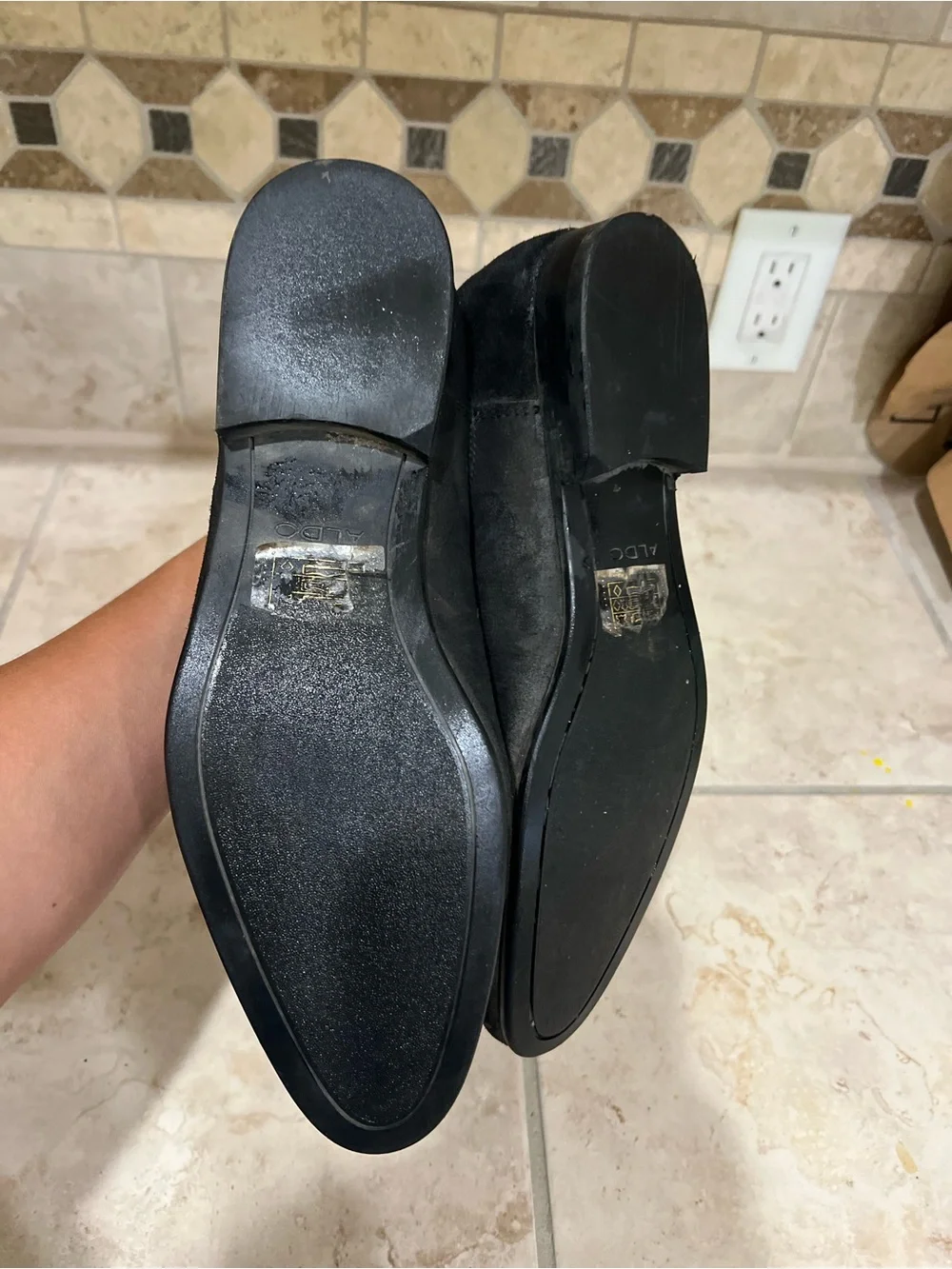 Aldo Black Suede Star Chukka Boot - Men